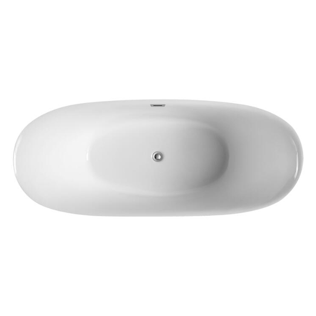 Modern Fiberglass Reinforced Seamless Clear Floor Mounted Acrylic