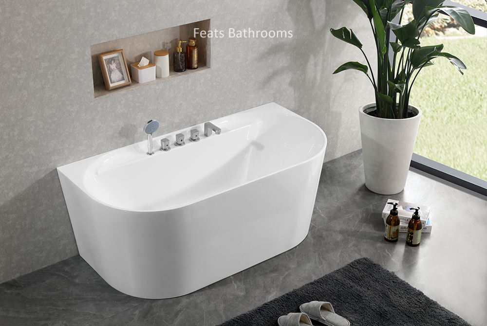 Corner Hot Tub Acrylic Bathtub(#S046)
