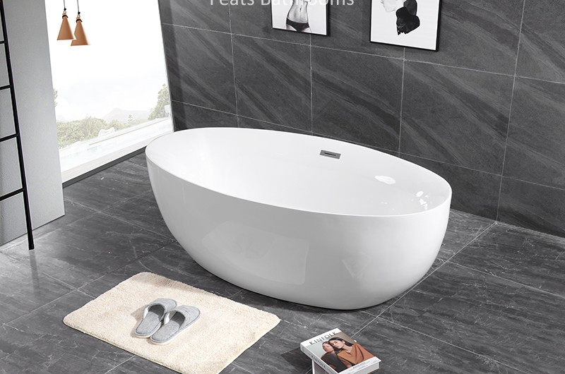Hot Sell Bathroom Indoor Freestanding Acrylic Bath Tub (#S001)