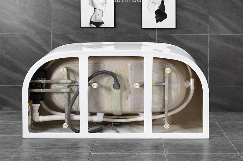 Modern Pure Acrylic Freestanding Acrylic Bathtub (#S026-Massage)