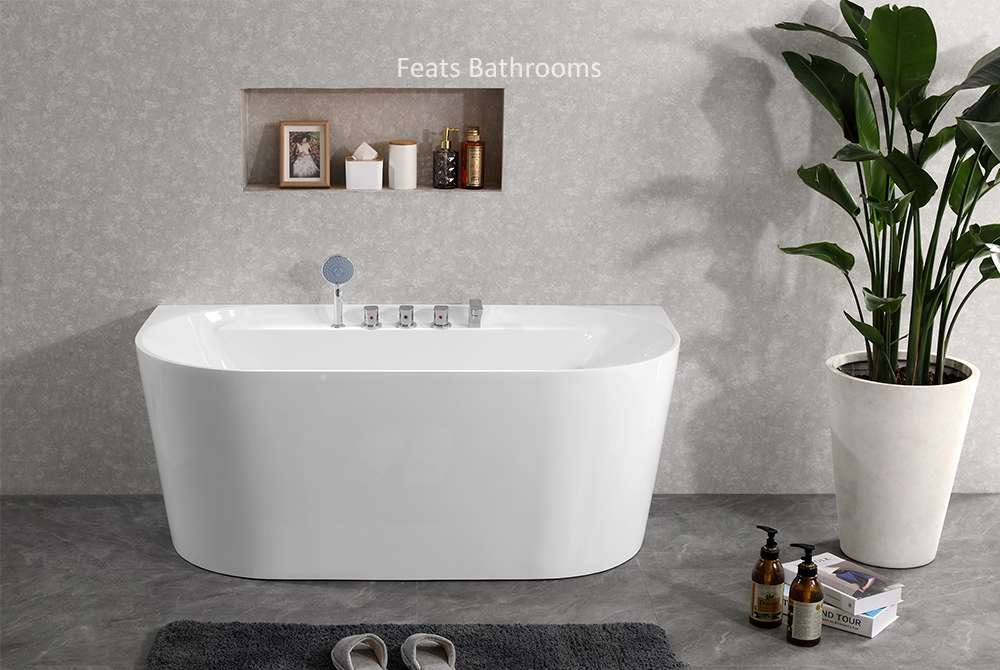 Corner Hot Tub Acrylic Bathtub(#S046)