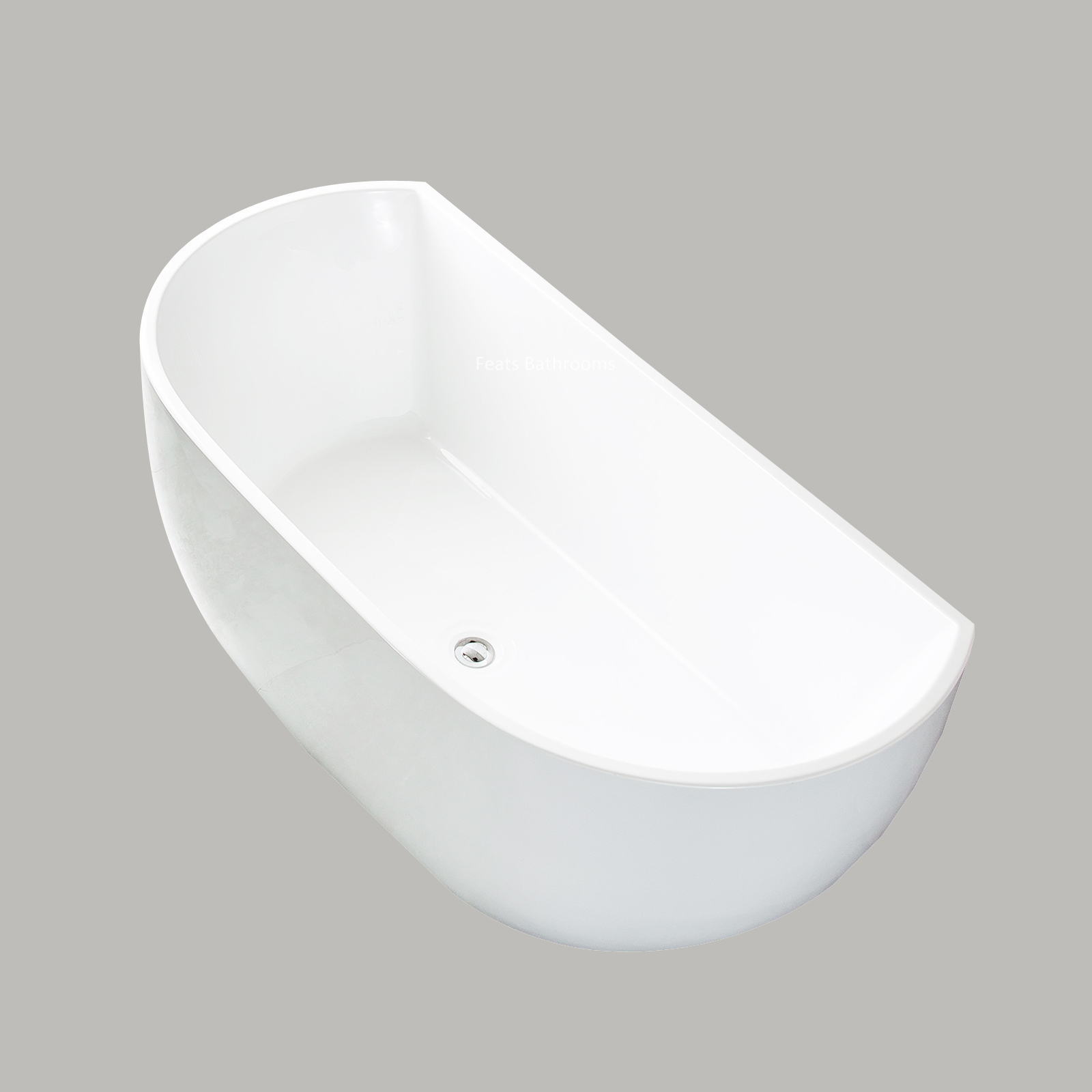 One Person Victorian Adult Half Round Bathtubs Corner Rely on Wall Acrylic Freestanding Bathtub (#S067)