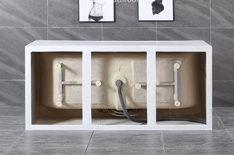 High Quality Pure Acrylic Bath Tub Rectangular Acrylic Bathtub (#S008)
