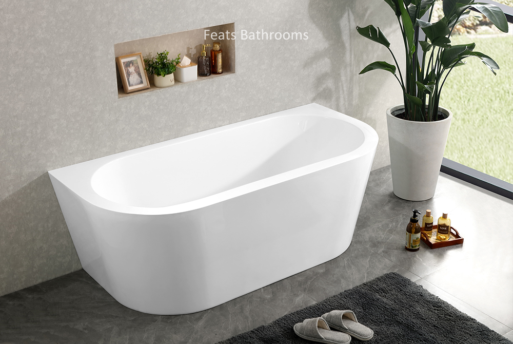 Classical Wide Edge Corner Bath Acrylic Freestanding Bath Tubs(#S040)
