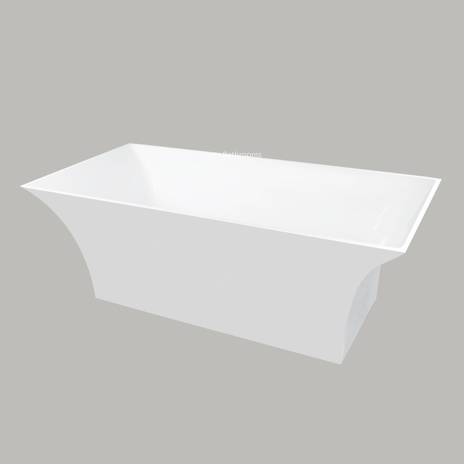 European and American Style Customized Design Deep Bathroom Acrylic Bathtub (#S036)