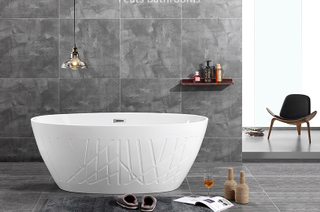 Modern Popular Pure Acrylic Bathtub (#S072)
