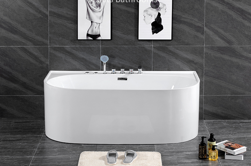 Modern Pure Acrylic Freestanding Acrylic Bathtub (#S026-Massage)