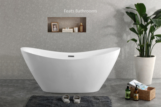 Classical Two Ends Higher Acrylic Bath Tub (#S025)