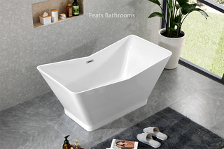 V Shape Two Ends Higher Bathtubs Acrylic Bath Tub(#S050)