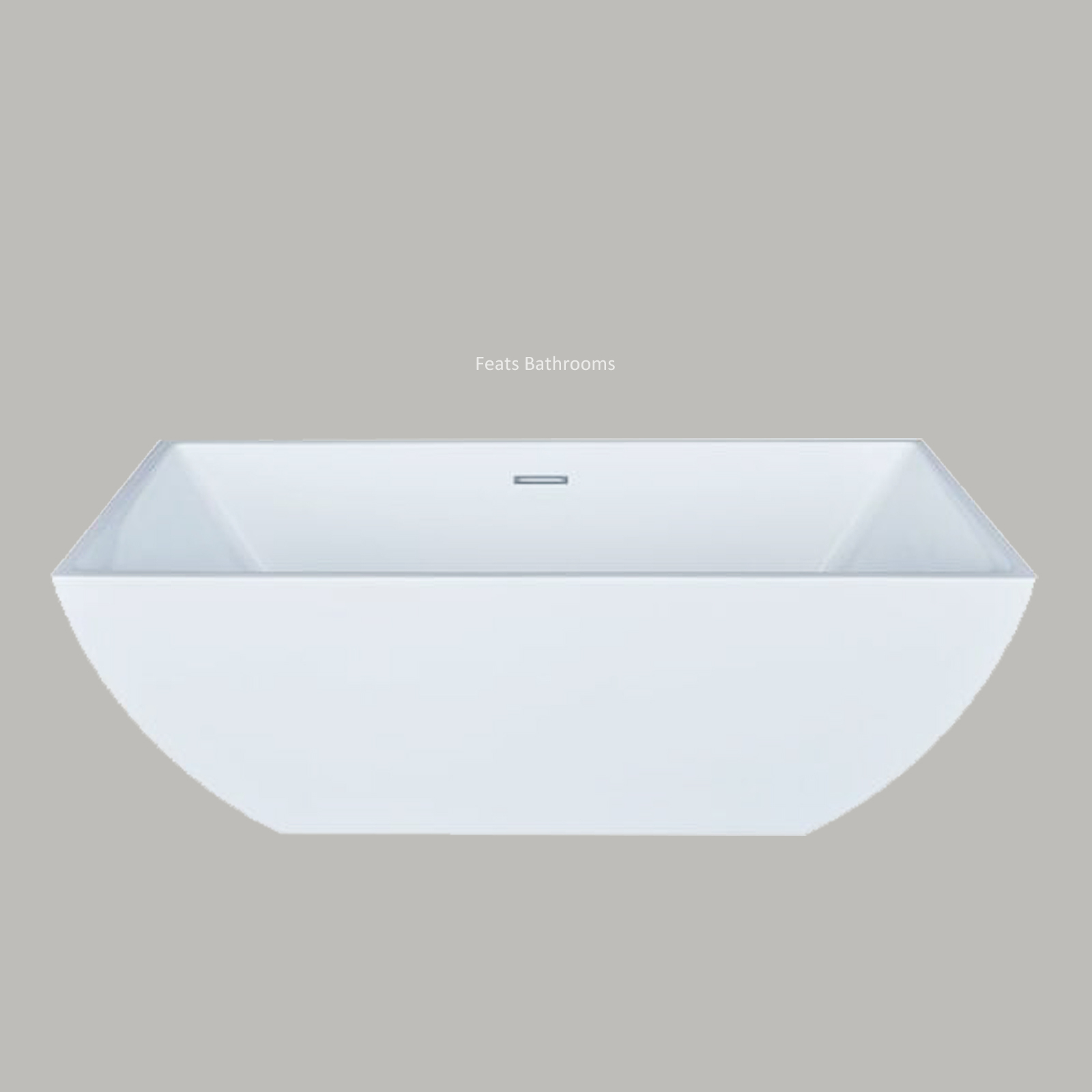 High Quality Matte Glossy White Finish Solid Surface Badewanne Bath Tub (#S048)