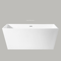  Indoor Portable Badewanne America Popular Narrow Flange Freestanding Hot Tub (#S044)