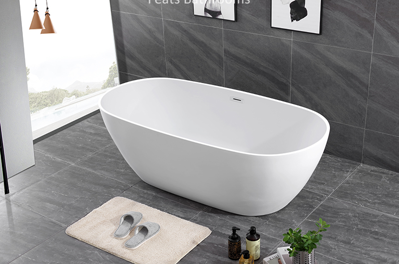 Adult Plastic Bathtub Beautiful Design Hot Acrylic Freestanding Bath Tub (#S038)