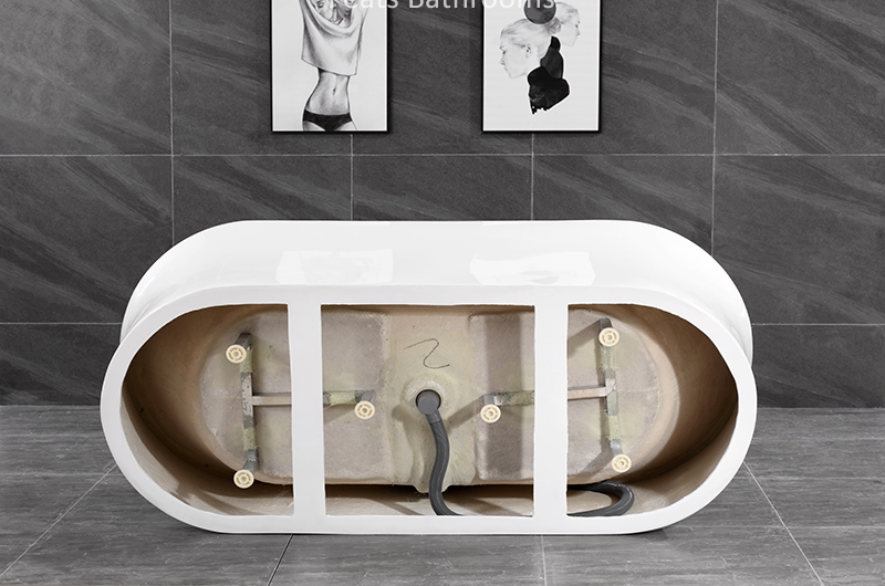 Family Simple Relax Professional Indoor Portable Badewanne Bath Tub Higher Roll Top Bathtub Hot Acrylic Bath Tub (#S062)