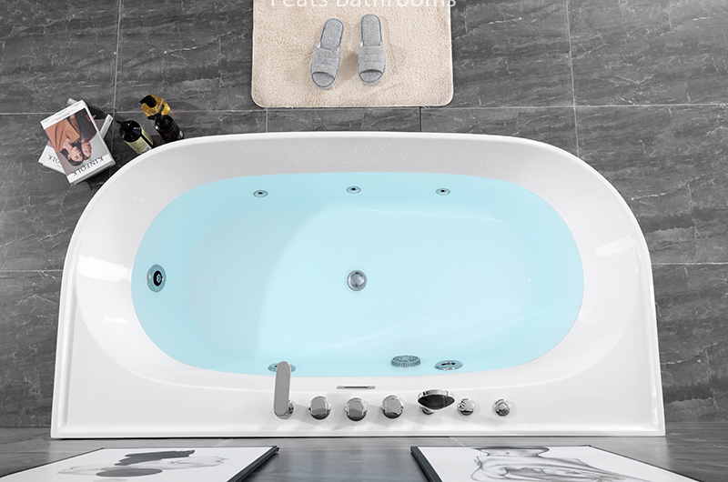 Modern Pure Acrylic Freestanding Acrylic Bathtub (#S026-Massage)