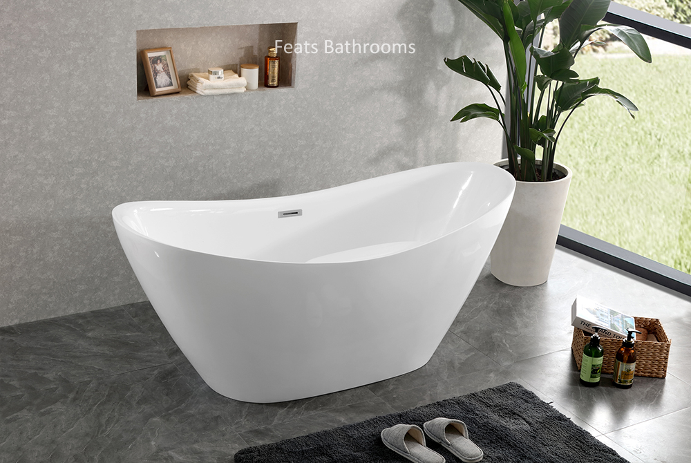 Classical Two Ends Higher Acrylic Bath Tub (#S025)