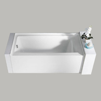 Corner Cheap Skirted Factory Bathtub Acrylic Apron Bathtub (#D006)