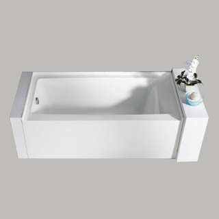 Corner Cheap Skirted Factory Bathtub Acrylic Apron Bathtub (#D006)