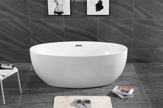 Hot Sell Bathroom Indoor Freestanding Acrylic Bath Tub (#S001)