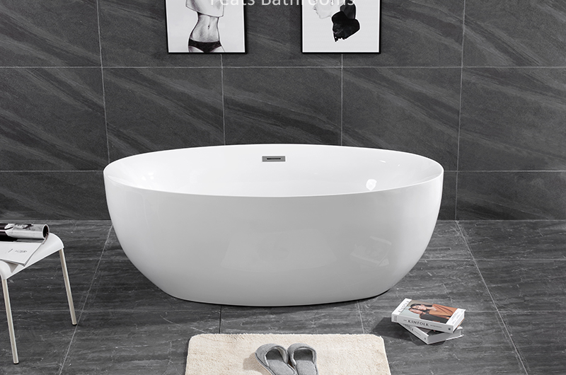 Hot Sell Bathroom Indoor Freestanding Acrylic Bath Tub (#S001)