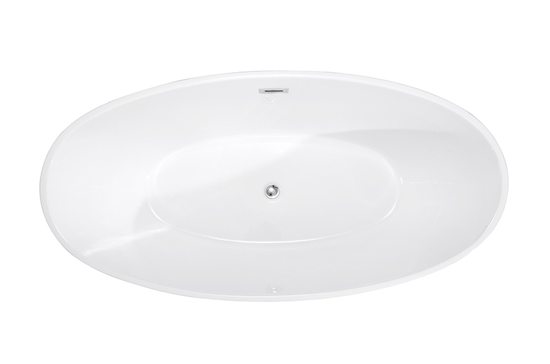 High Glossy Bathtubs Cupc Acrylic Plastic Bathtub Soaking Tub (#S034)