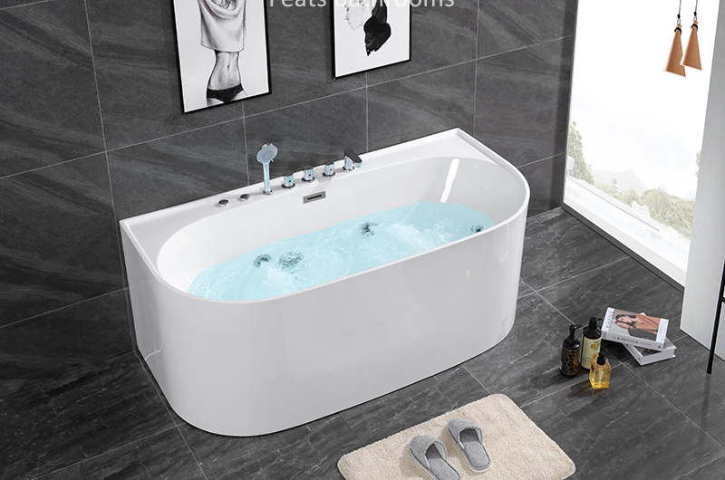 Modern Pure Acrylic Freestanding Acrylic Bathtub (#S026-Massage)