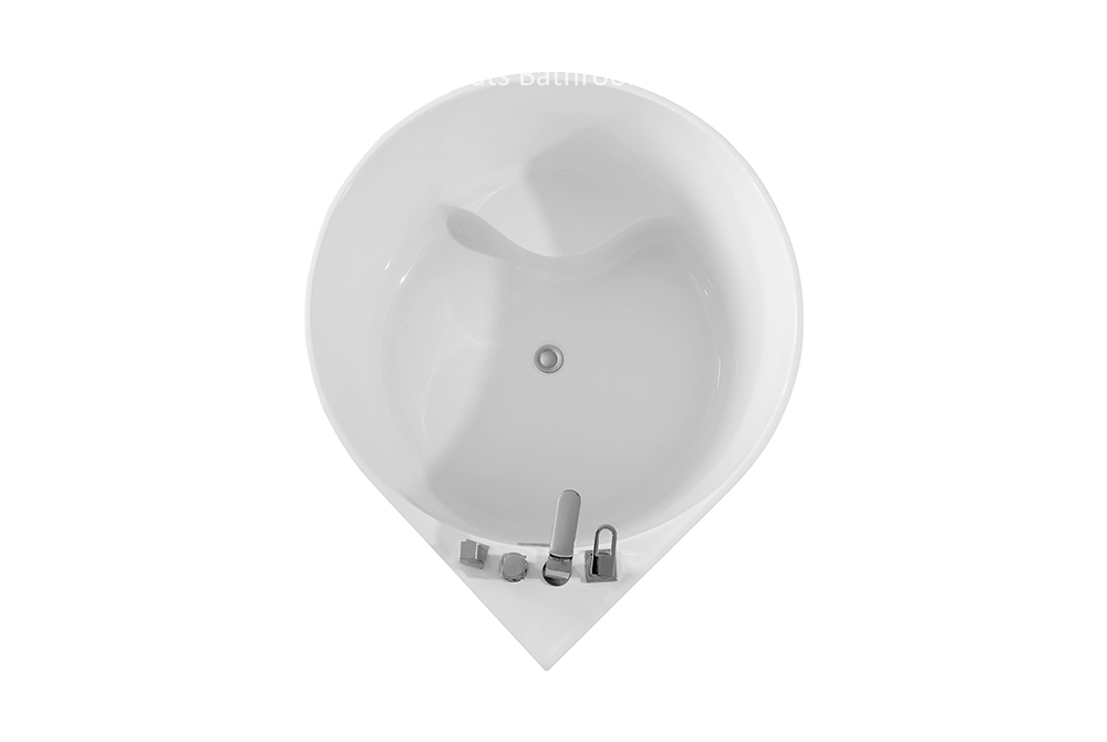 Round Acrylic Bathtub Freestanding Bath (#S021T)