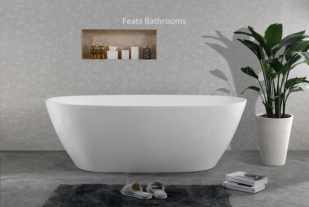 Two Persons Freestanding Wider Bath Acrylic Bathtubs (#S029)