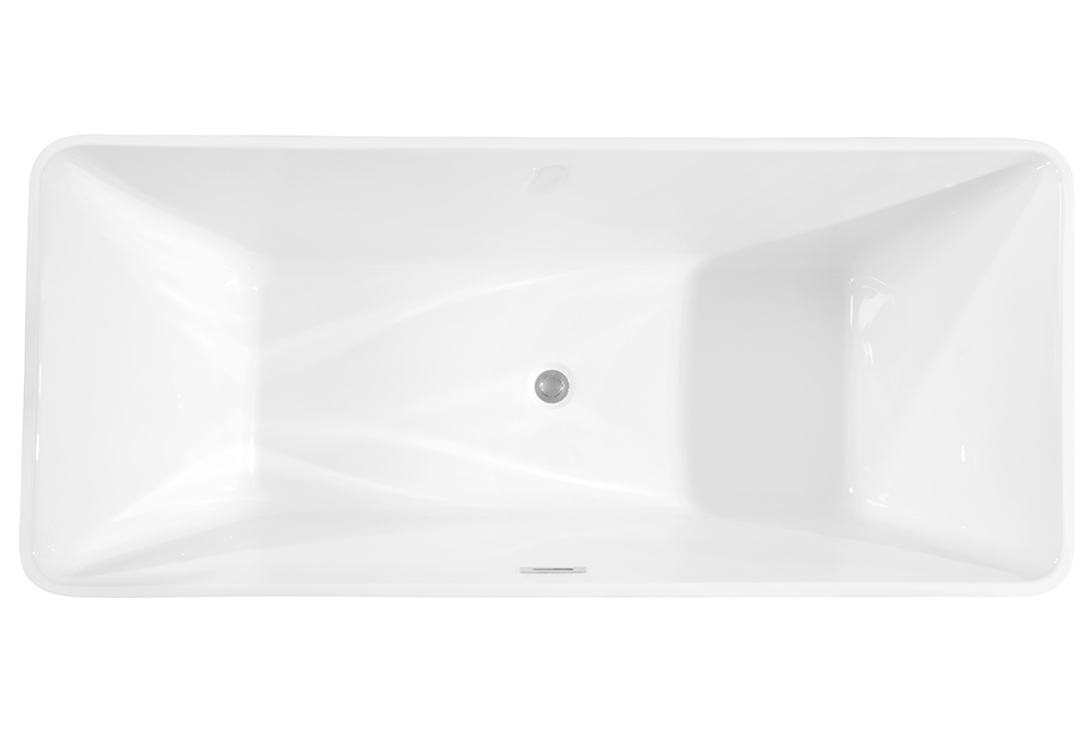 Square Tubs Soaking Acrylic Bathtub (#S030)