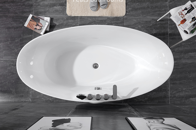 Hot Sell Bathroom Indoor Freestanding Acrylic Bathtub (#S001-Tapware)