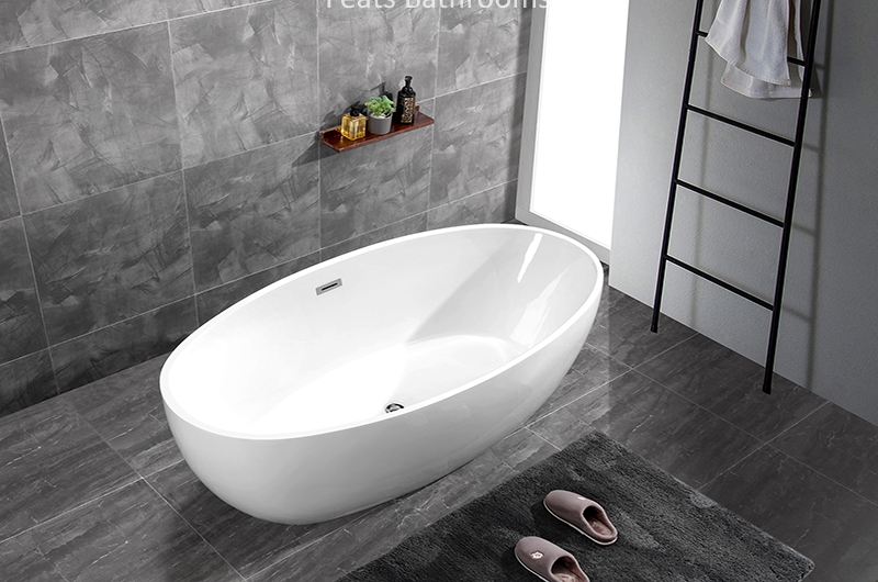 High Glossy Bathtubs Cupc Acrylic Plastic Bathtub Soaking Tub (#S034)