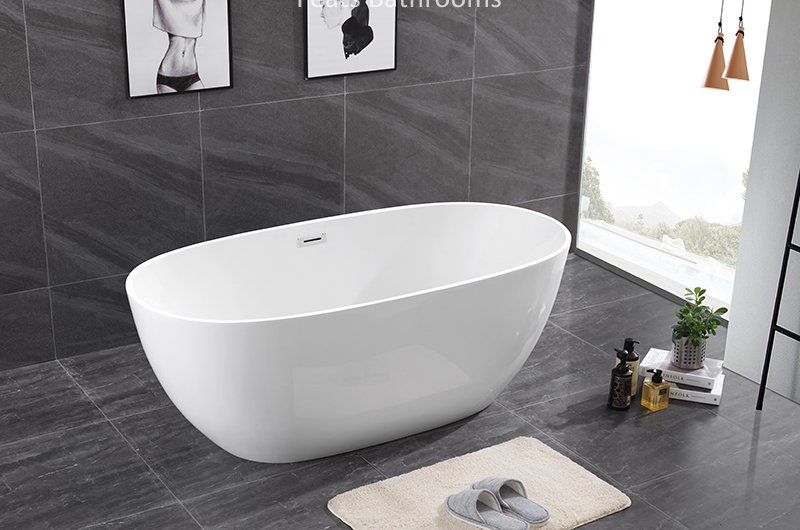 Adult Plastic Bathtub Beautiful Design Hot Acrylic Freestanding Bath Tub (#S038)