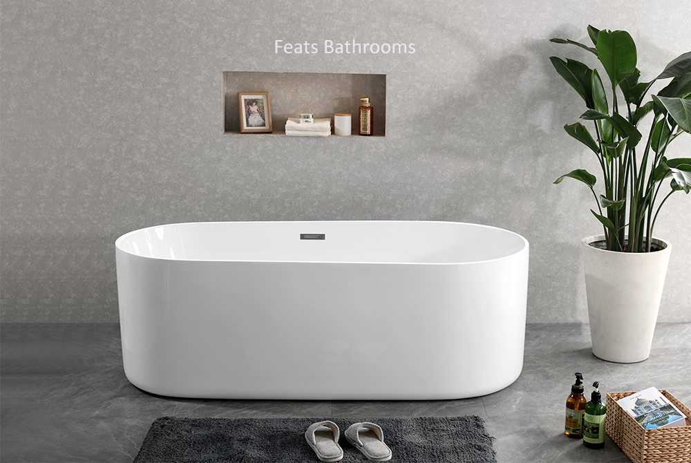 Duck Egg Shape Bath One Side Bigger The Other Side Smaller Acrylic Bath Tubs(#S032)
