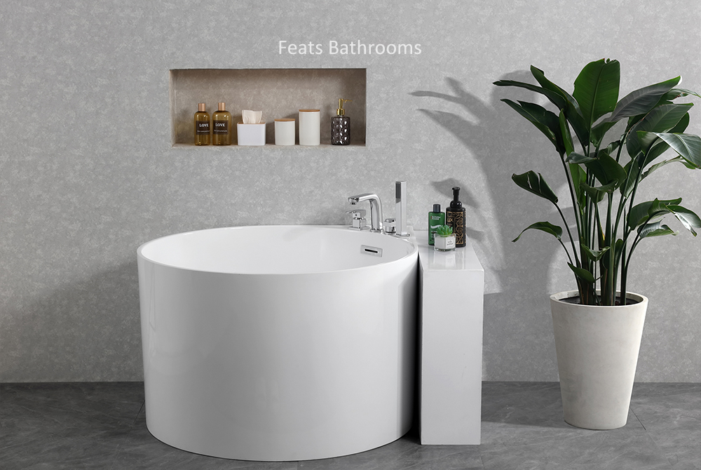 Round Acrylic Bathtub Freestanding Bath (#S021T)
