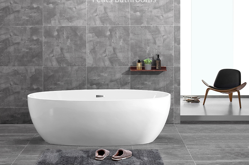 High Glossy Bathtubs Cupc Acrylic Plastic Bathtub Soaking Tub (#S034)