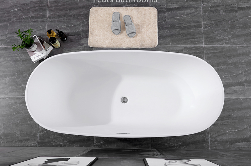 Adult Plastic Bathtub Beautiful Design Hot Acrylic Freestanding Bath Tub (#S038)