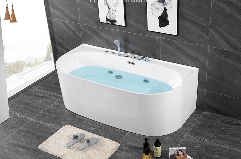 Modern Pure Acrylic Freestanding Acrylic Bathtub (#S026-Massage)