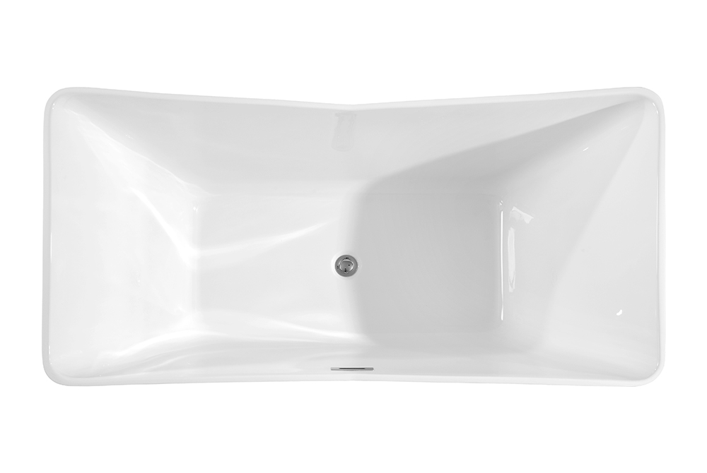 V Shape Two Ends Higher Bathtubs Acrylic Bath Tub(#S050)