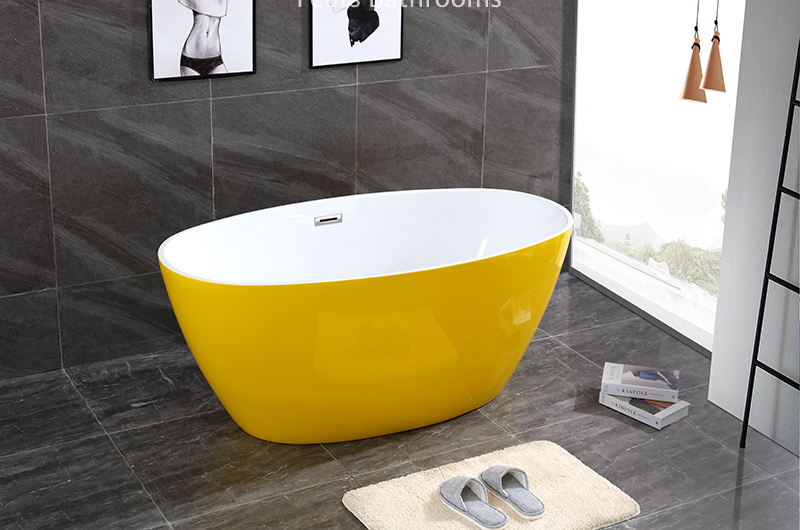 Adult Plastic Bathtub Beautiful Design Hot Acrylic Freestanding Bath Tub (#S038-Y)