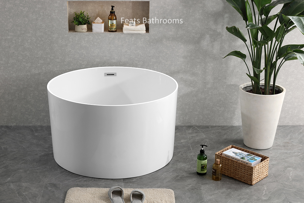 Round Acrylic Bathtub Freestanding Bath (#S021)