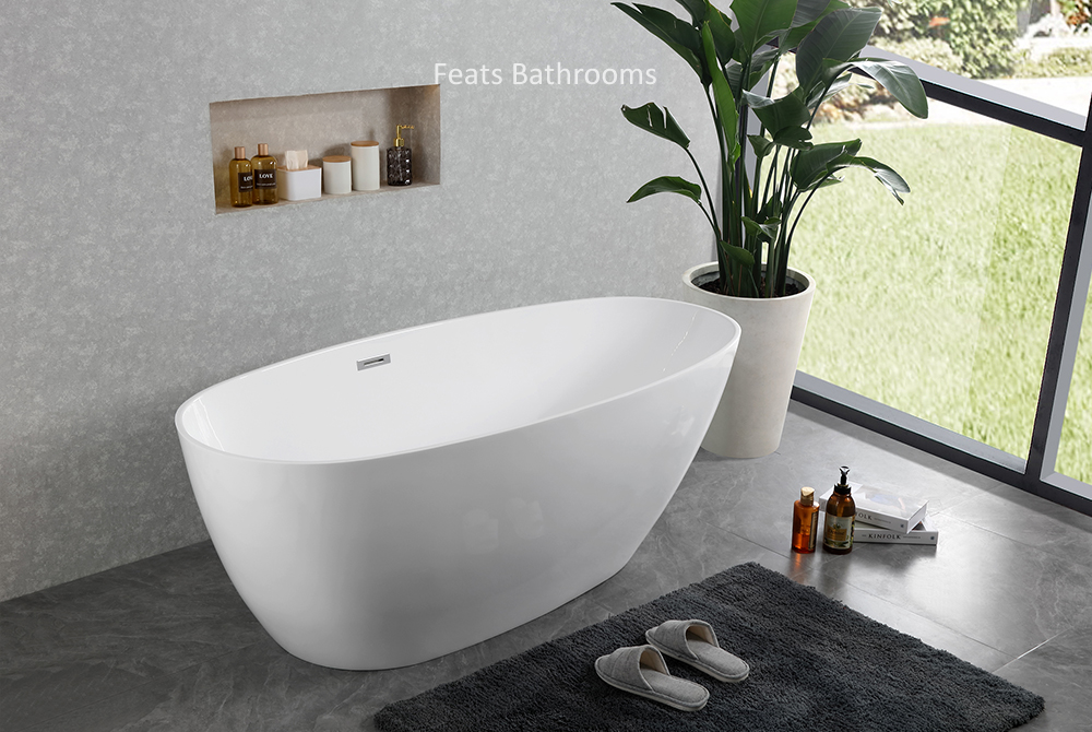 Hot Tub Round Freestanding Acrylic Bathtub(#S018)