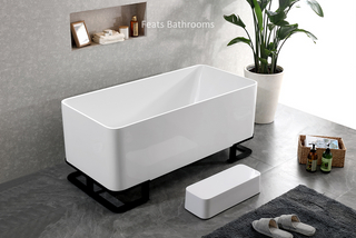 Cast Iron Feet Freestanding Bath Easy To Clean The Floor Acrylic Bath Tubs(#S052)
