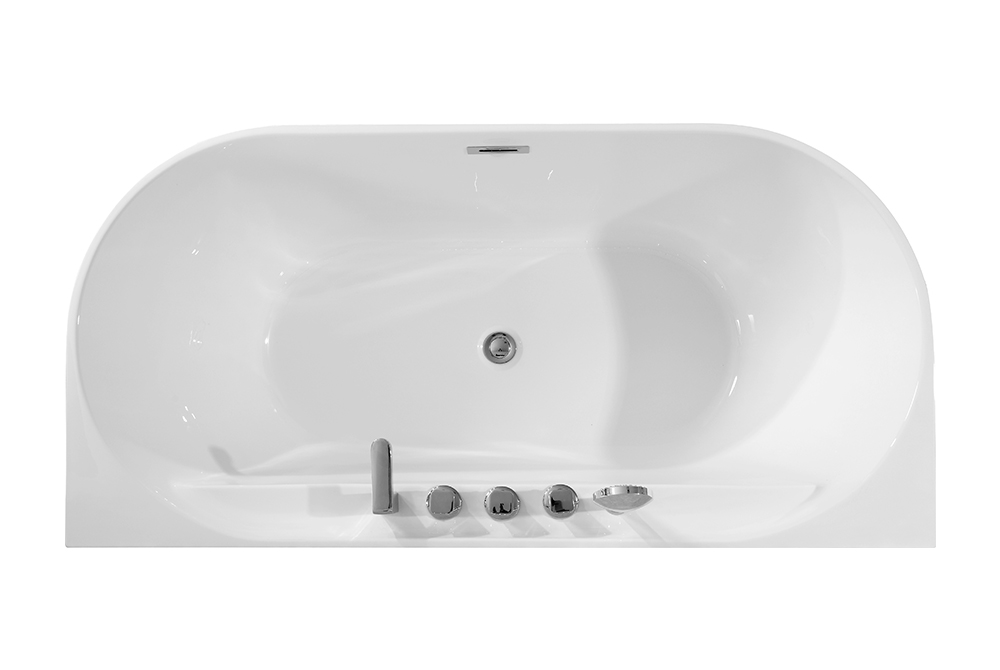Corner Hot Tub Acrylic Bathtub(#S046)